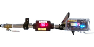 Nitrogen Gas Flowmeter Data Logger Point of Use.